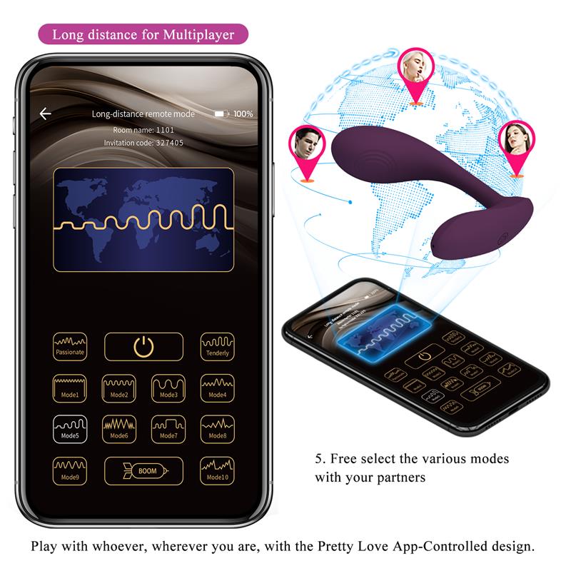 PRETTYLOVE Baird G-Spot Vibrator wih App