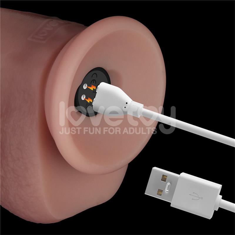 LOVETOY Vibrating Sliding Skin Pro II Silicone 8"