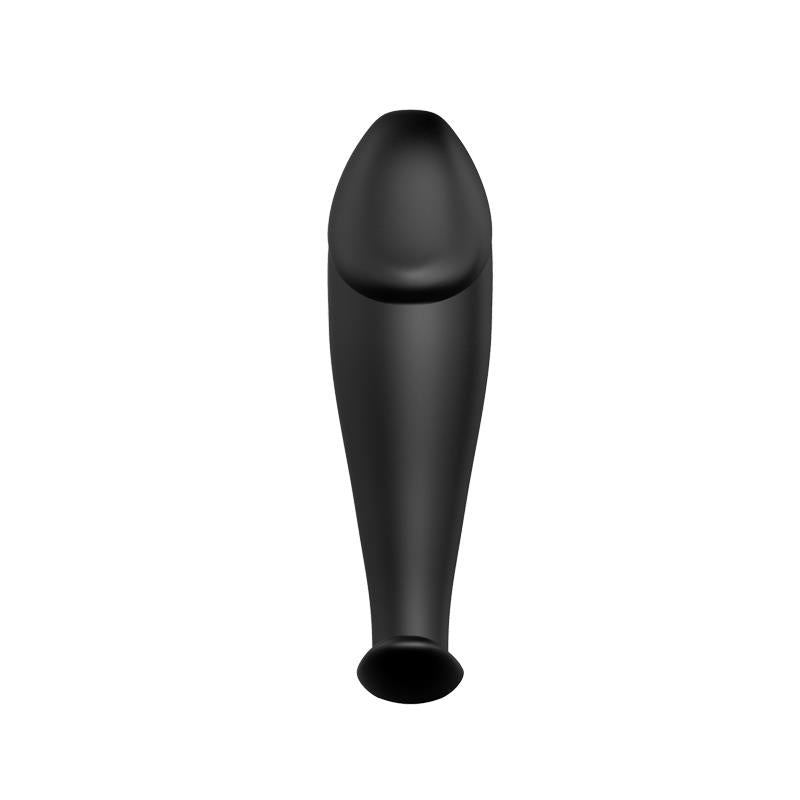 PRETTYLOVE Anal Plug Black with Remote Control