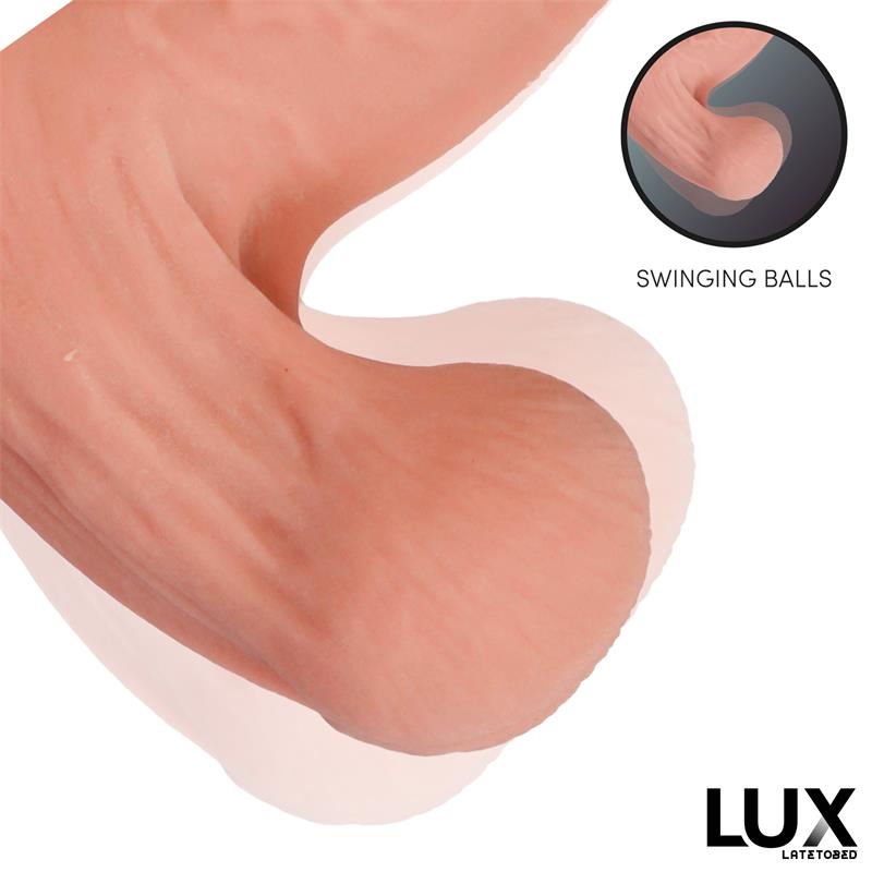 LUX Bernd Triple Density Dildo with Swinging Balls 9.2"