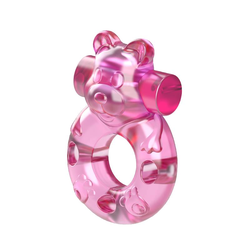 BAILE Cock Ring with Vibrating Bullet Bear