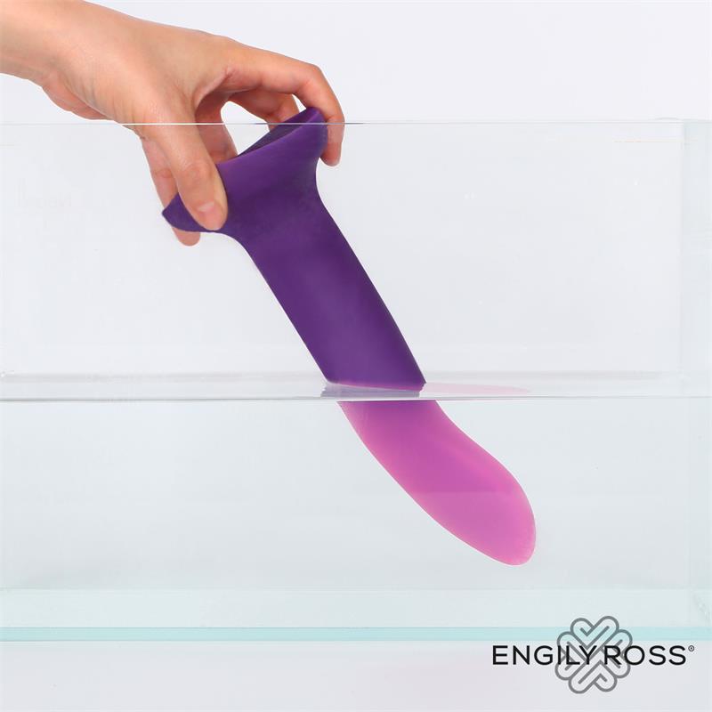 DILDOX BY ENGILY ROSS Color-Changing Dildo Purple to Pink Size L 21 cm