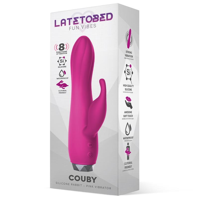 LATETOBED Couby Silicone Rabbit Vibe Pink