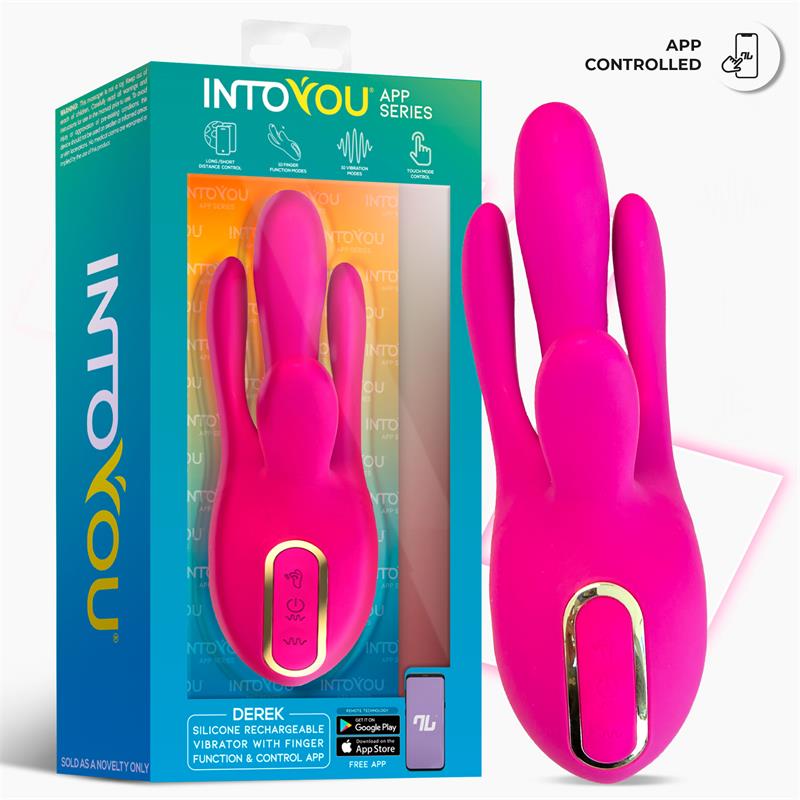 INTOYOU APP SERIES Derek Vibe with Finger Function 3 Motors and App