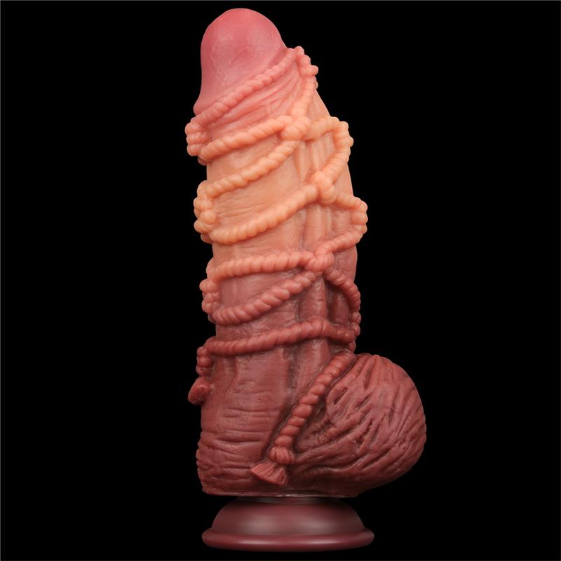 LOVETOY Dildo Dual Layer King Size Nature 9.5"