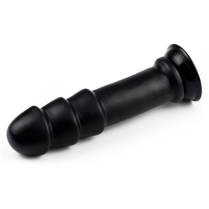 LOVETOY Dildo King Sized Anal Ripples 11.25" Black