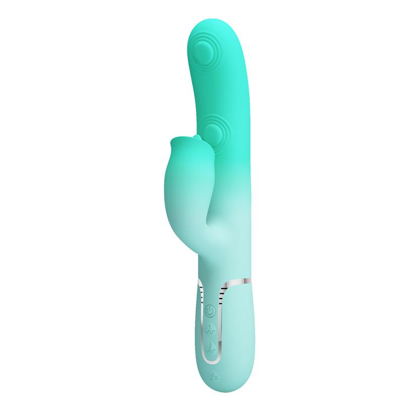 PRETTYLOVE Gigi Rabbit Vibrator Thumping and Licking