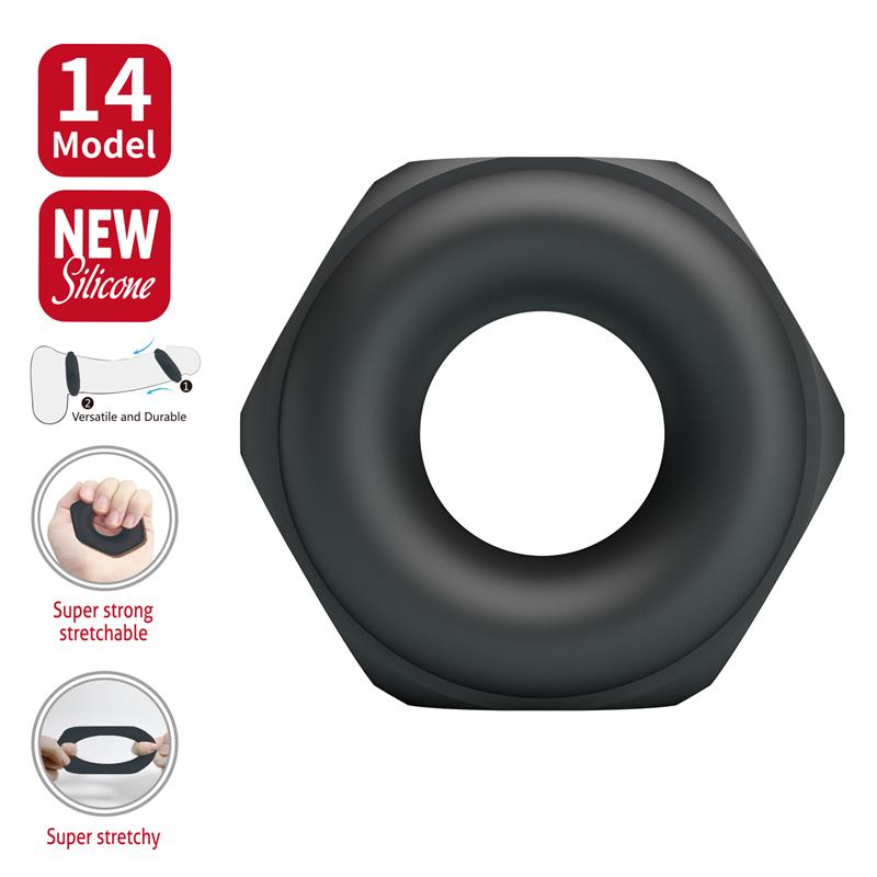 CRAZY BULL Jarvius Cock Ring Silicone Mod 14
