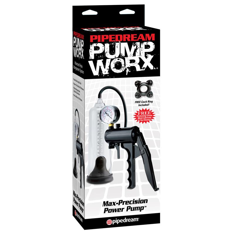 PUMPWORX Manual Penis Pump with Pressure gauge