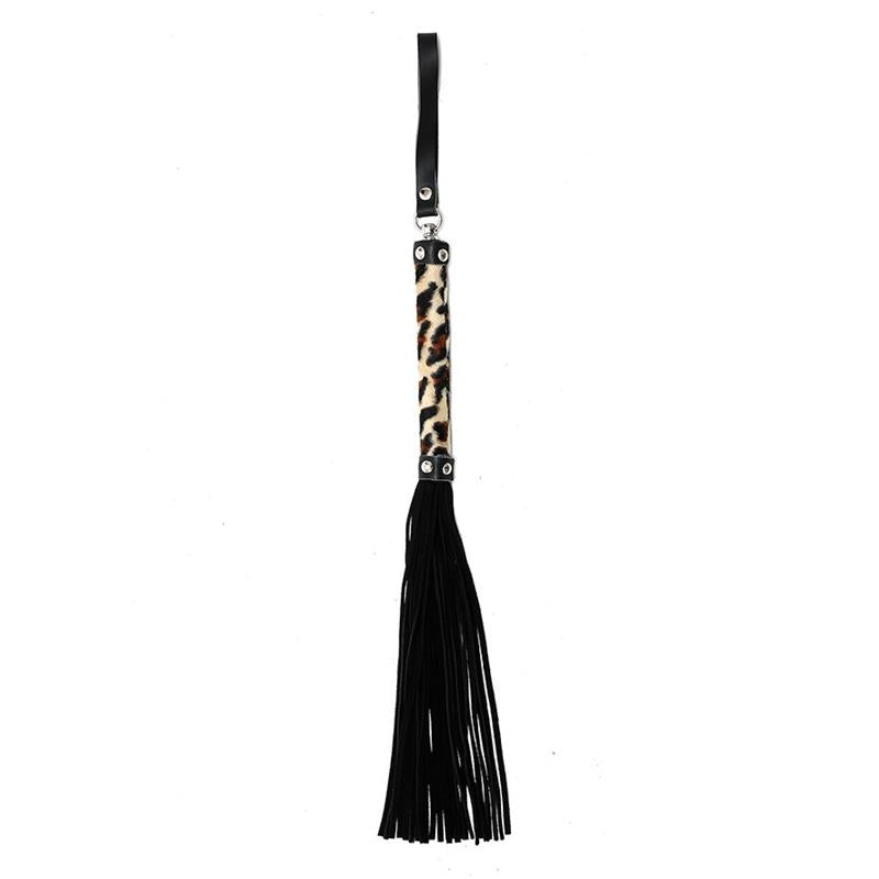 BONDAGE PLAY Flogger Leopard 35 cm