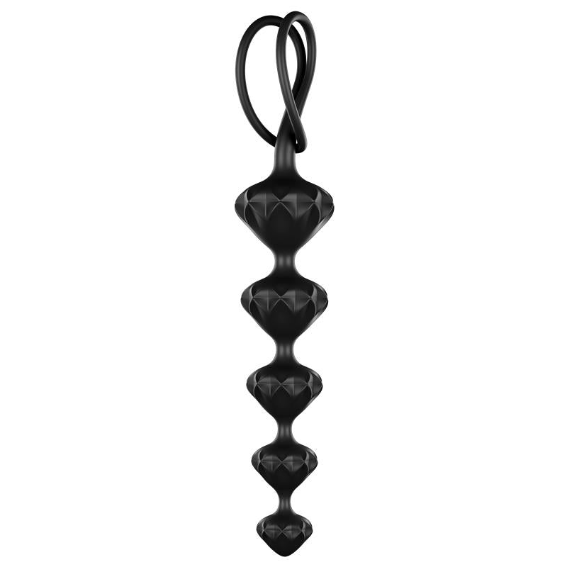 SATISFYER set of 2 Anal Beads Black