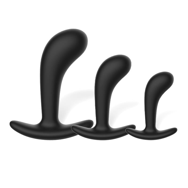 LATETOBED Set of 3 P-Spot Trainer Prostatic Massagers