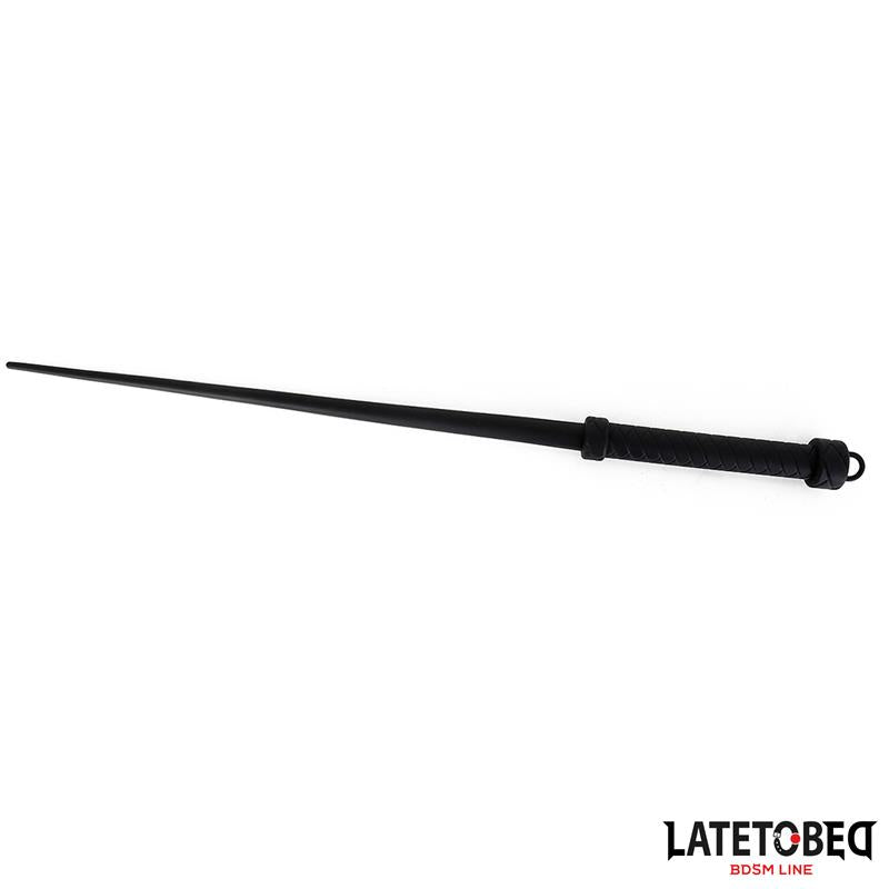 LATETOBED BDSM LINE Silicone Whip Black 63.5cm