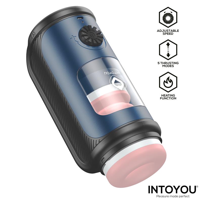 INTOYOU Tenkro Masturbator wit Thrusting and Heat USB-C