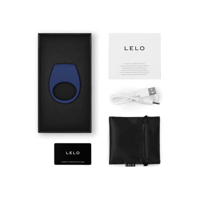 LELO Tor 3 COuple Ring with Lelo APP Base Blue