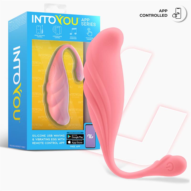 INTOYOU APP SERIES Vibrating Egg with Waving and APP USB