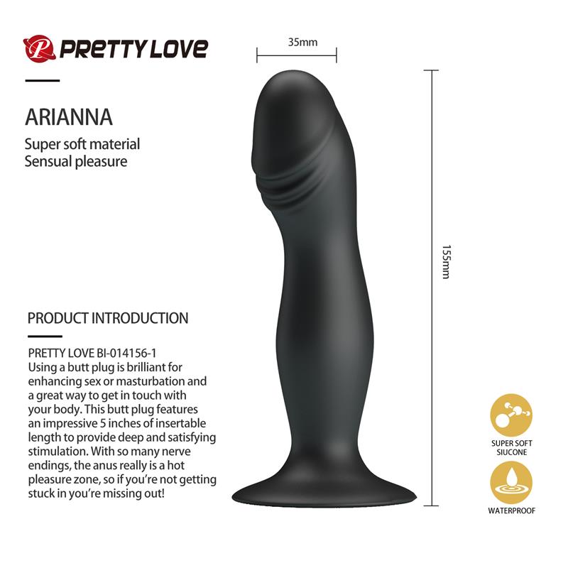 PRETTYLOVE Luxury Set Queens with 12 Toys Black and 18k Gold