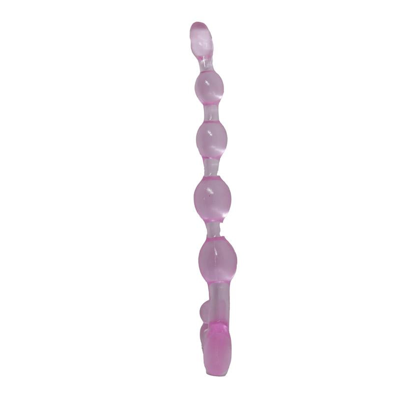 BAILE Bendy Twist Anal Beads Pink