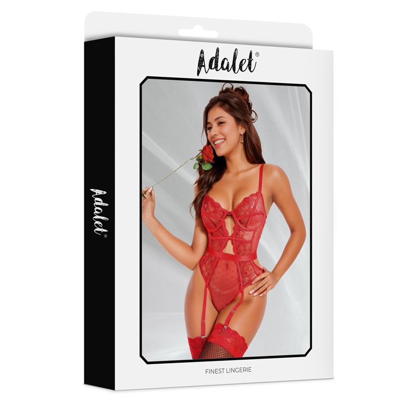 ADALET LINGERIE Chloe Teddy with Garter