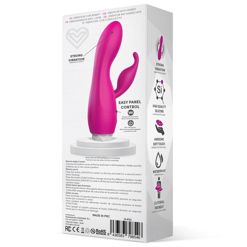 LATETOBED Couby Silicone Rabbit Vibe Pink