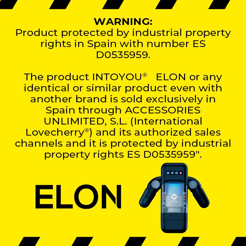 INTOYOU Elon Intelligent Masturbator with Up and Down Movement, Vibration, Heat and Phone Holder
