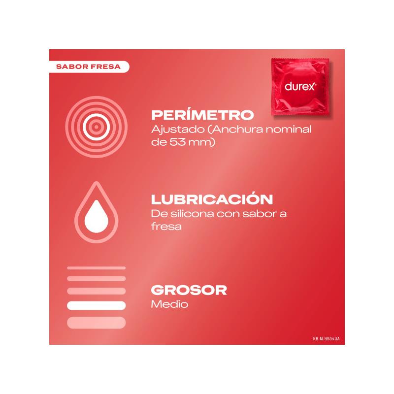 DUREX Flavored Condoms Saboréame 12 ud
