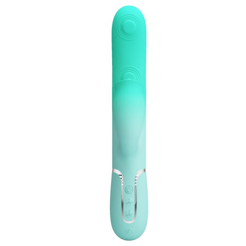 PRETTYLOVE Gigi Rabbit Vibrator Thumping and Licking
