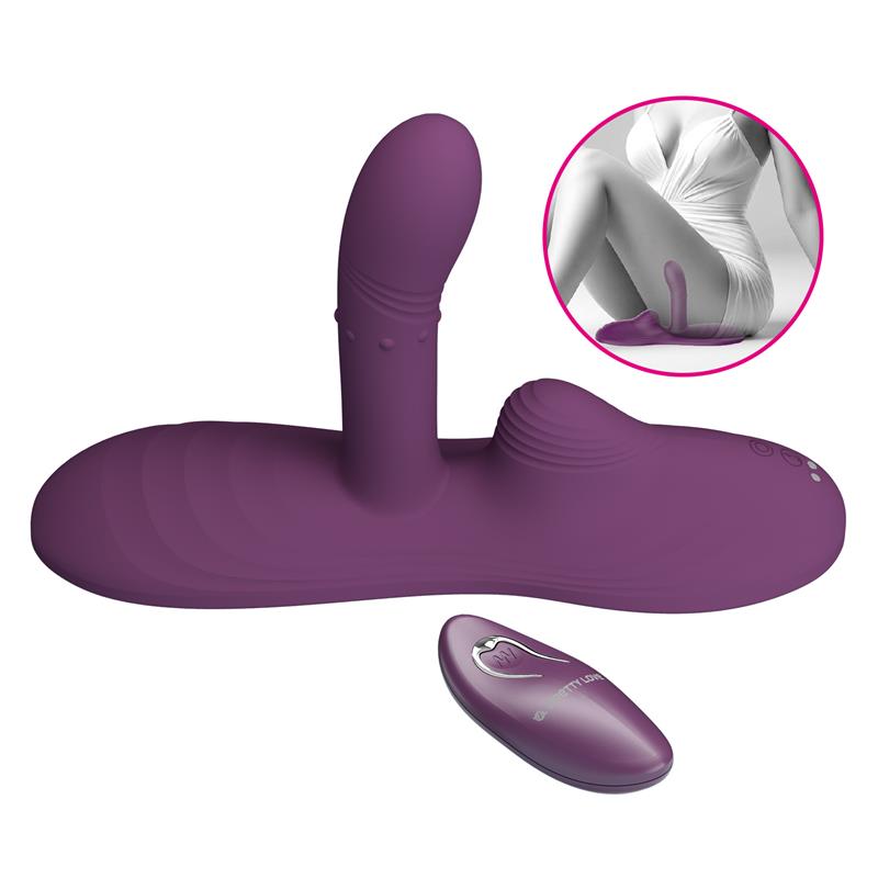 PRETTYLOVE Luka Seat with Vibrator, Finger, Heat Effect and Rotating Beads