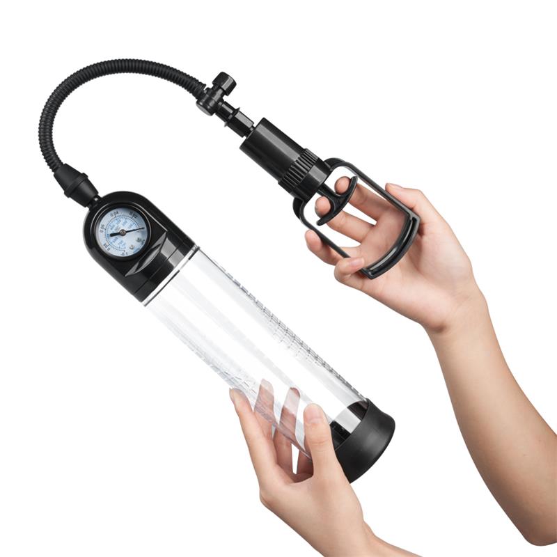 BOOST PUMPS Manual Penis Pump with Valve PSX03 Crystal