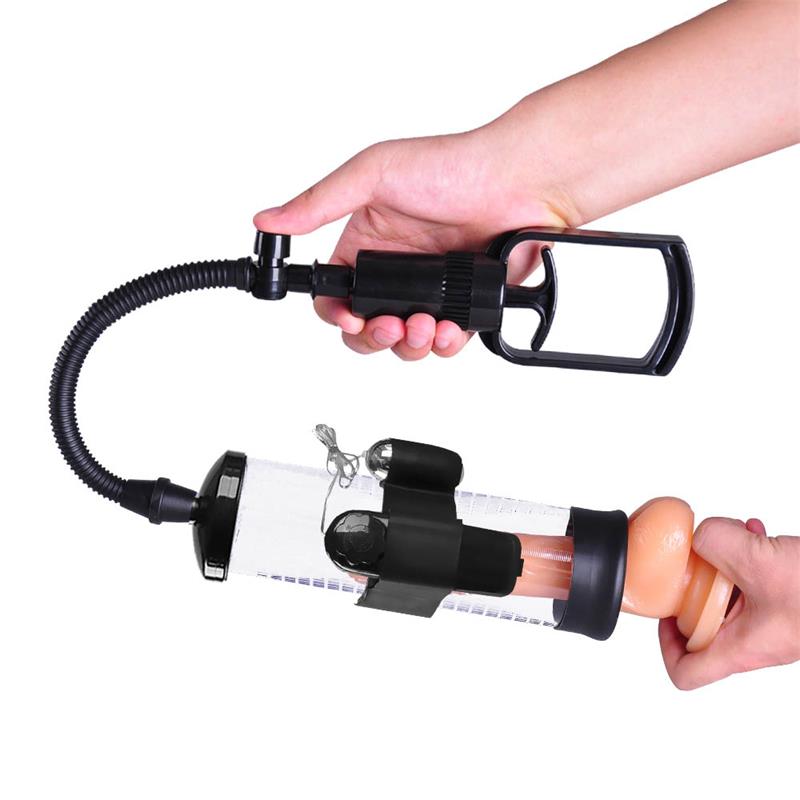 BOOST PUMPS Manual Penis Pump with Vibration Attachment PSX06