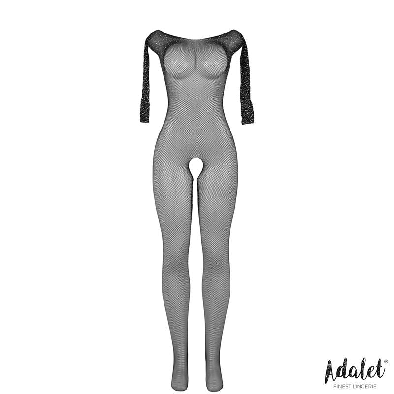 ADALET LINGERIE Maty Bodystocking open crotch with Rhinestones