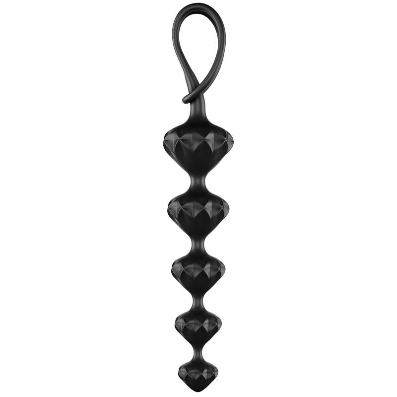 SATISFYER set of 2 Anal Beads Black