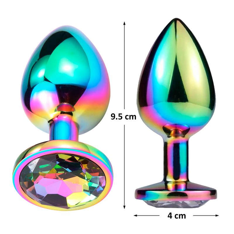 AFTERDARK Space Journey Multicolor Butt Plug Jewel Size L