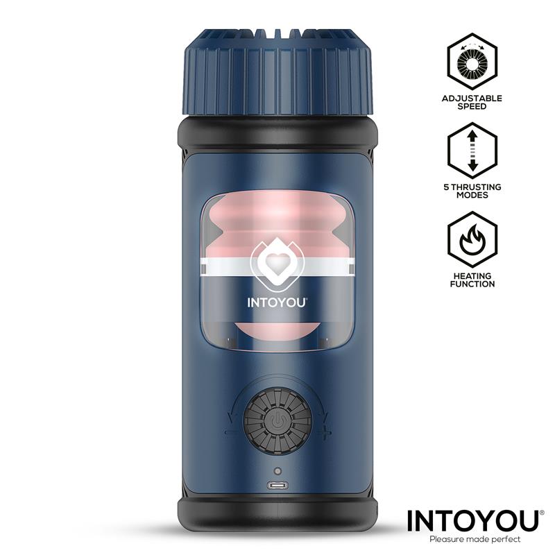 INTOYOU Tenkro Masturbator wit Thrusting and Heat USB-C