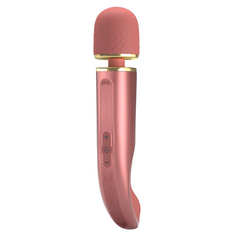 PRETTYLOVE Vibrating Wand USB Silicone Pink