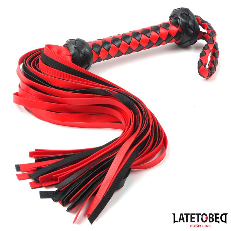 LATETOBED BDSM LINE Braided Flogger 49 cm