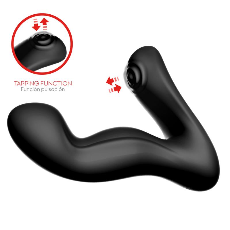 ACTION Convo Prostate Massager with Tapping and Finger Wiggle Function