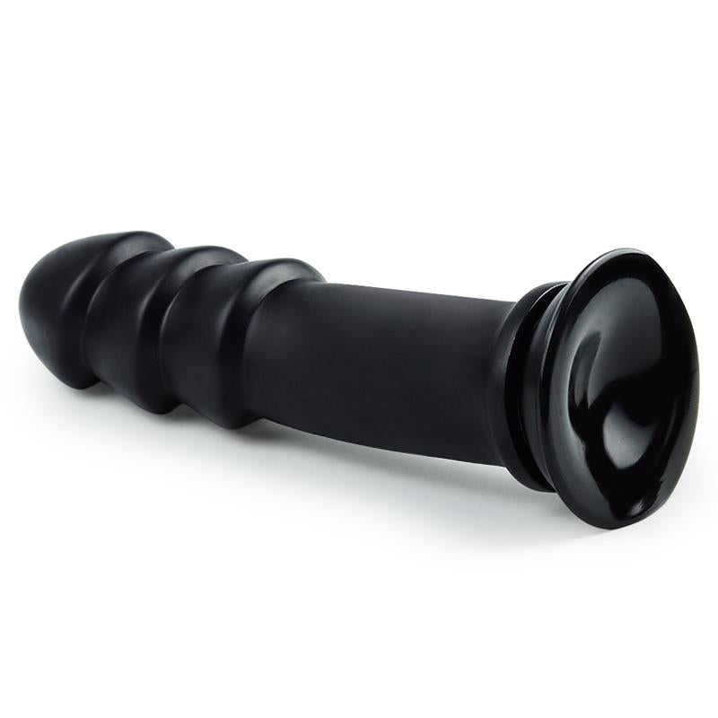 LOVETOY Dildo King Sized Anal Ripples 11.25" Black