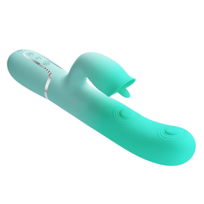 PRETTYLOVE Gigi Rabbit Vibrator Thumping and Licking