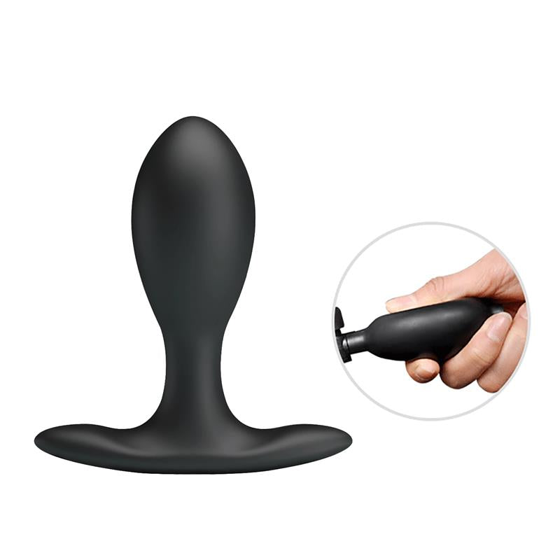 MR PLAY Inflatable Anal Plug with Internal Ball Weight