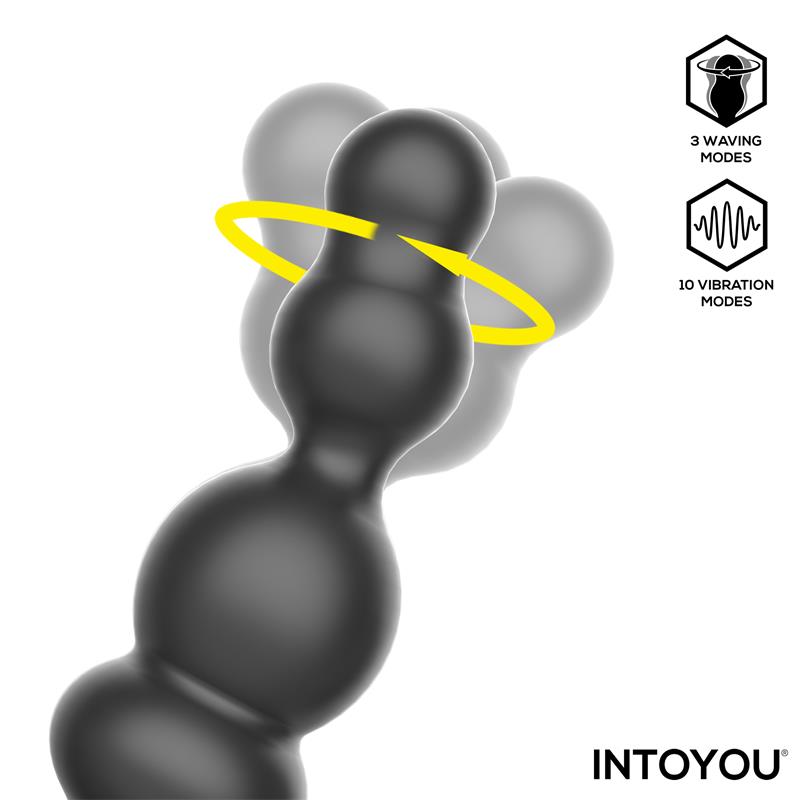 INTOYOU Klark Vibrating and Waving Butt Plug with Remote