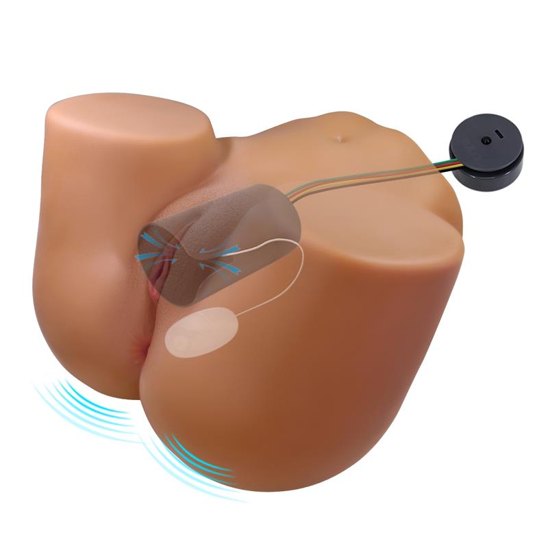 CRAZY BULL Masturbator with Vibration, Suction Efect and Voice 11 kg