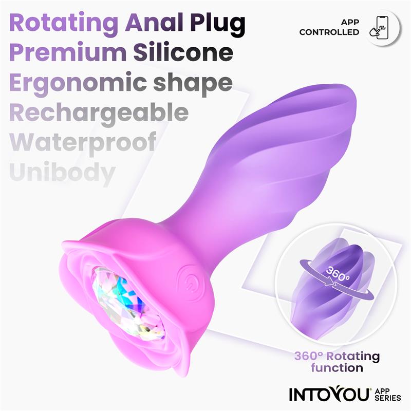 INTOYOU APP SERIES Moxy Butt Plug with Rotation 360º with App