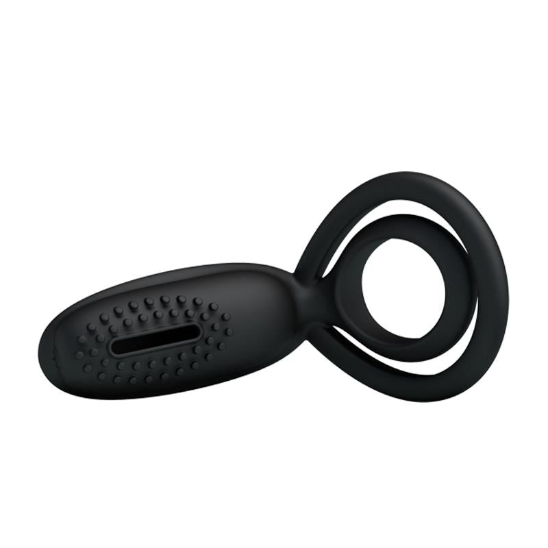PRETTYLOVE Pretty Love Vibrating Cock Ring Esther Black