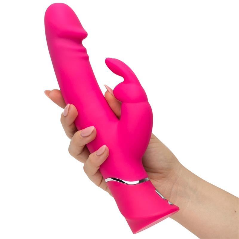 HAPPY RABBIT Realistic Dual Density Rabbit Vibe Pink