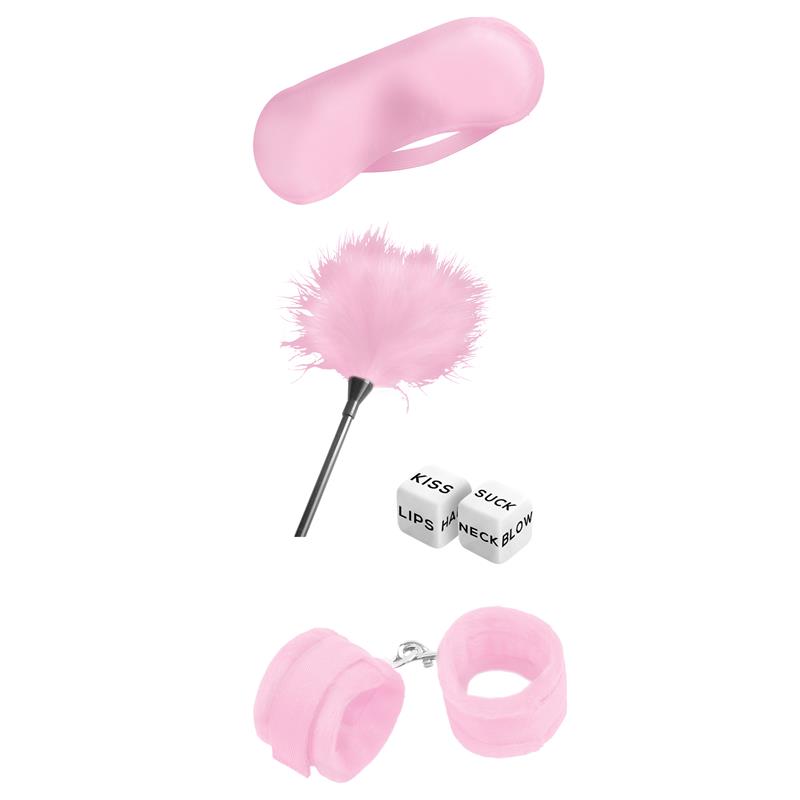 INTOYOU BDSM LINE Starters Bondage Set 4 Pieces Pink