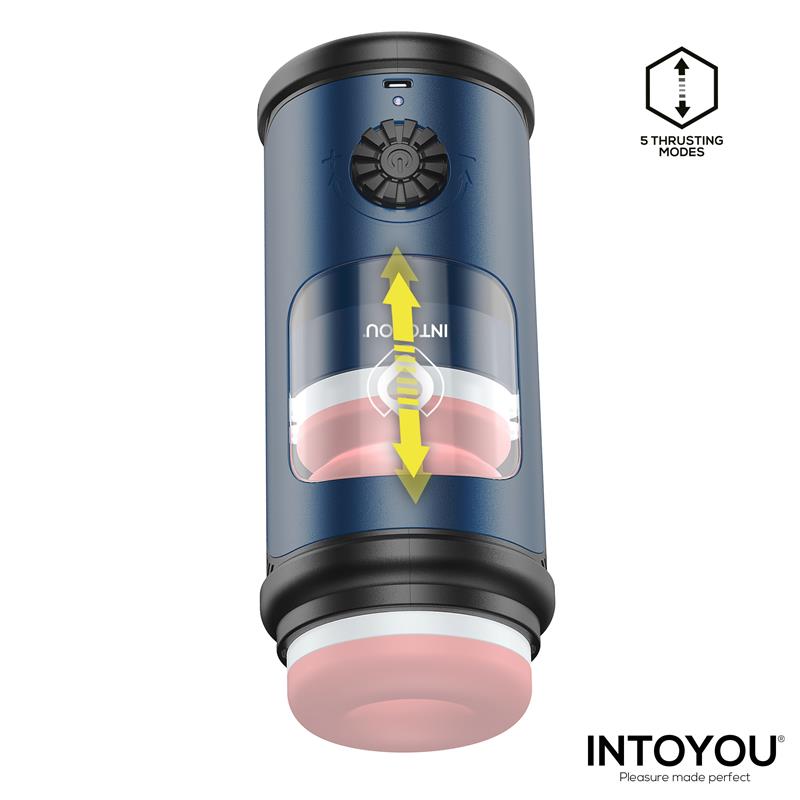 INTOYOU Tenkro Masturbator wit Thrusting and Heat USB-C