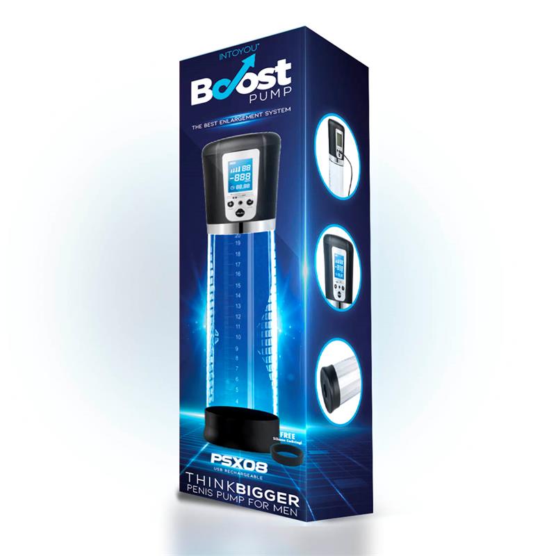 BOOST PUMPS Automatic Penis Pump with LCD Screen PSX08 USB