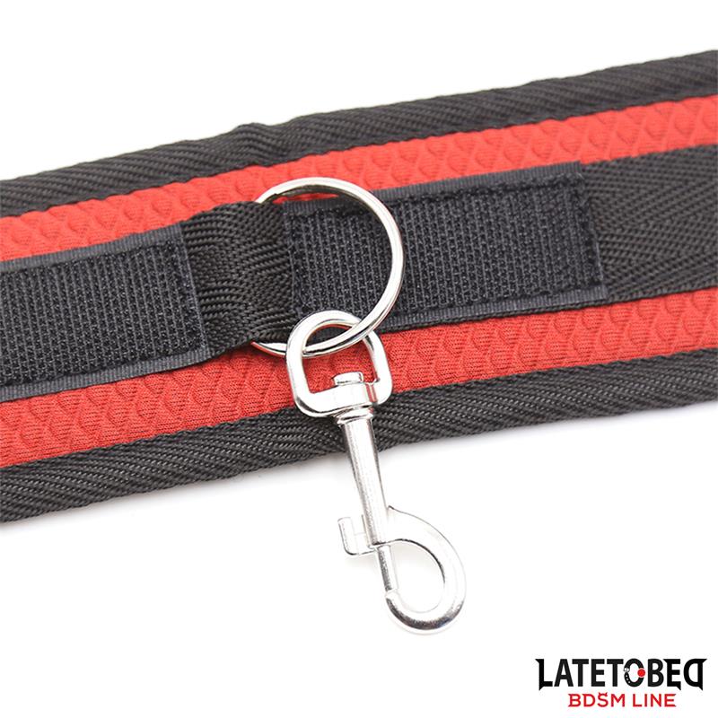 LATETOBED BDSM LINE Bed Eestraint Set with Blindfold Adjustable Cuffs