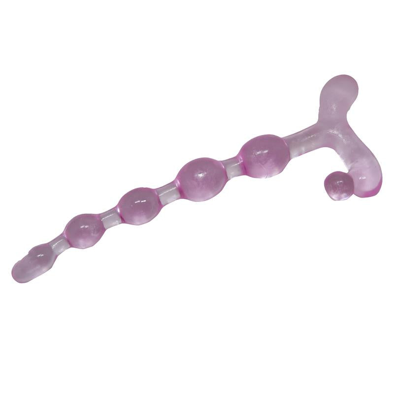 BAILE Bendy Twist Anal Beads Pink